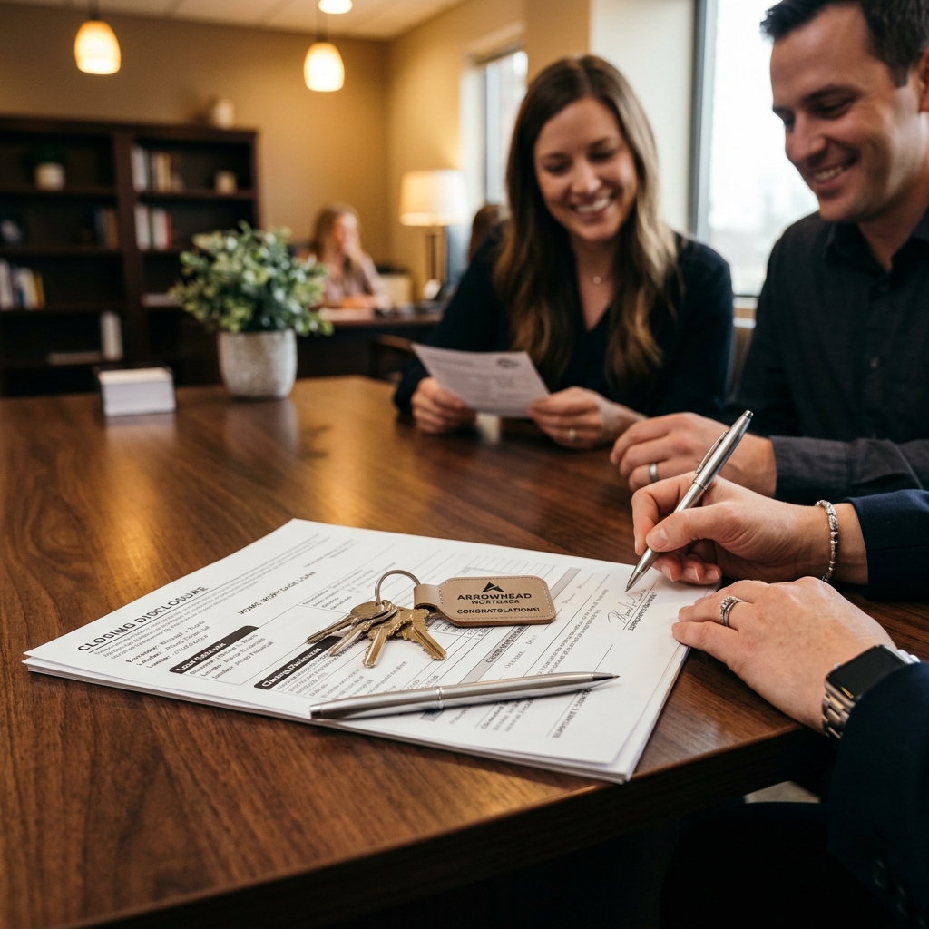 US Mortgage Approval Documents & Keys