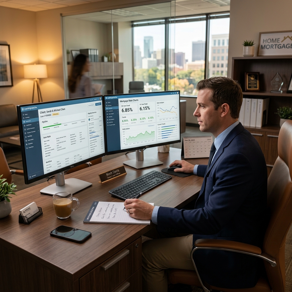 US Mortgage Loan Officer Processing Desk